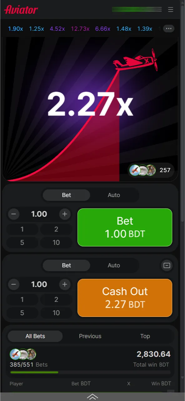 Cash out your winnings at the right time in the Megapari Aviator game.