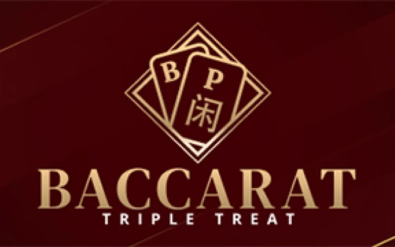 Open the doors of the Baccarat Triple Treat game with MegaPari.
