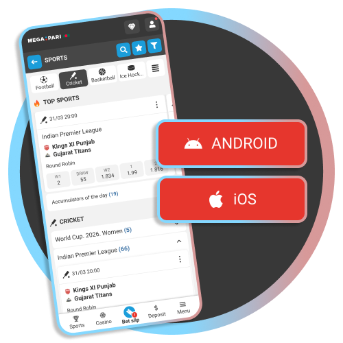 Install Megapari today and experience IPL betting with live streaming and full market coverage.